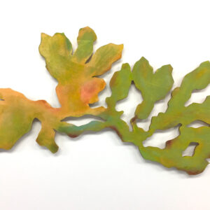 Blooswier, hout/pastelkrijt