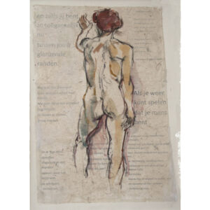 Tussen jouw glanzende randen.