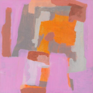 Compositie 079. Acryl- linnen, 2024 40x 40 cm.