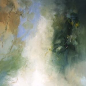 80-80cm. Olie/linnen