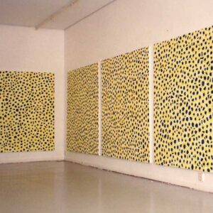 'Schilderij voor Bavink', 4 keer 190x190cm, acrylverf op doek